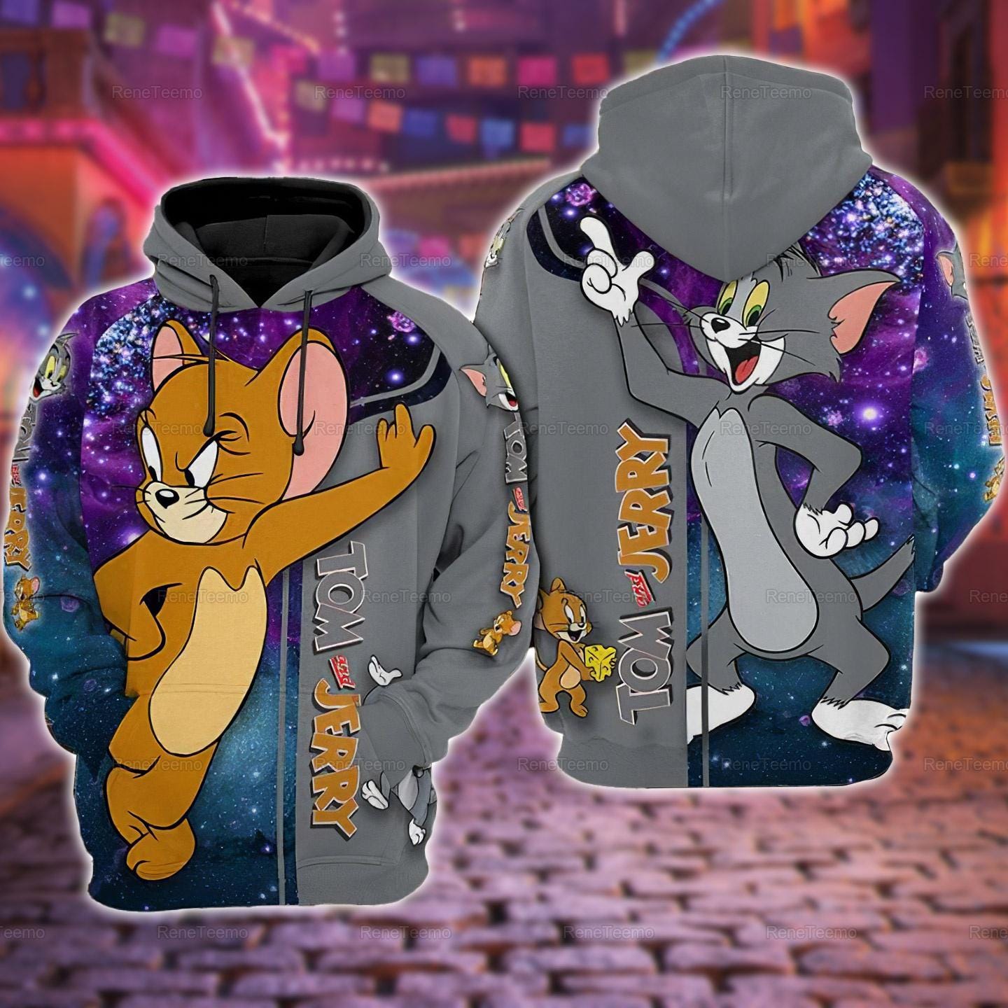 Tom Jerry Hoodie - Etsy Canada