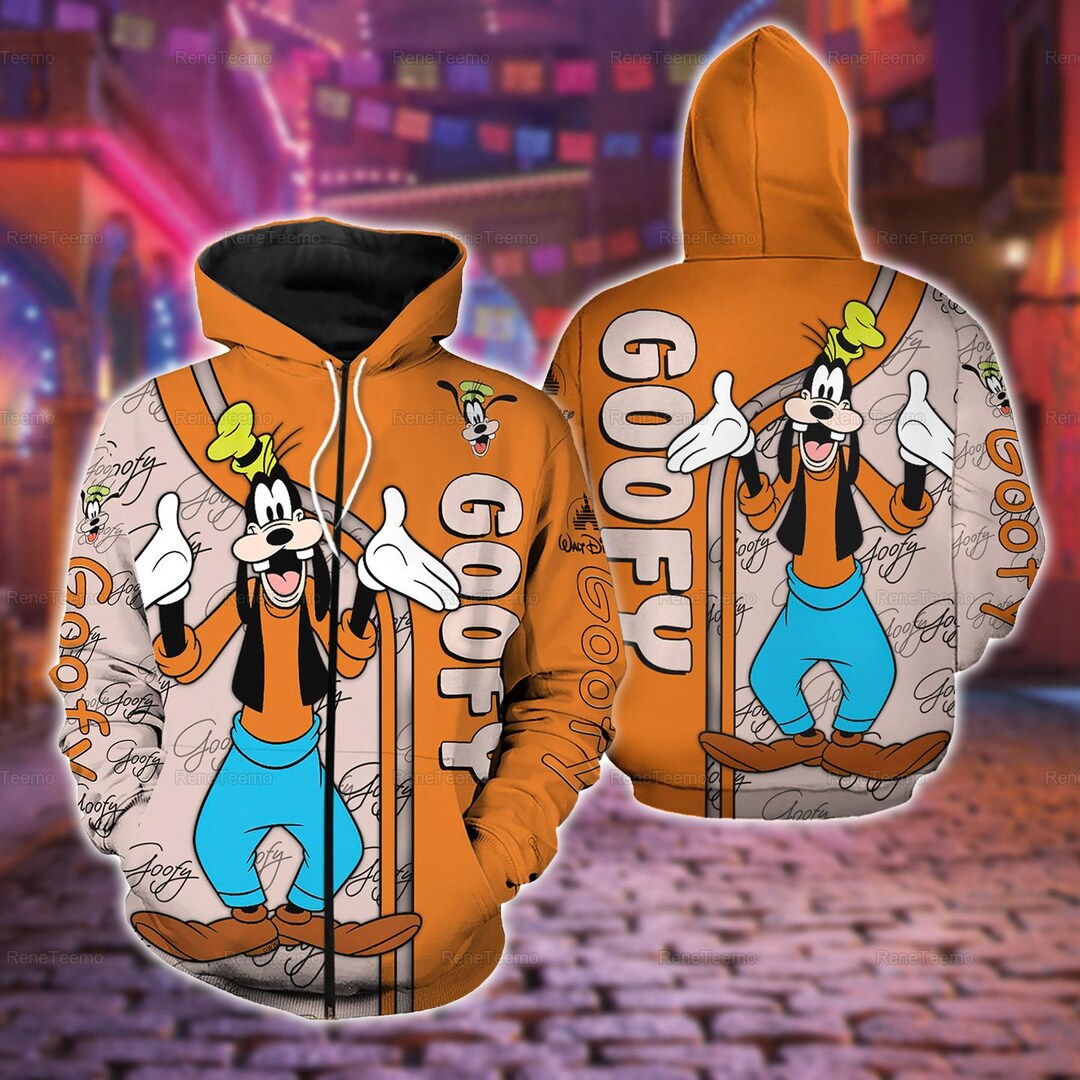 Goofy Collegiate Pullover Hoodie for Adults – Exclusive Disney Store