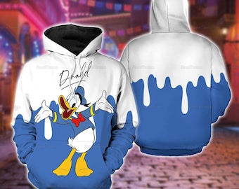 ディズニー　ドナルドパーカー　海外限定品 ディズニー ドナルドダック 怒ったパーカー、激怒したドナルドダック