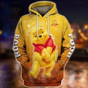 Pooh Hoodie, Winnie The Pooh Hoodie, Pooh Disney Shirt, Pooh Bear Shirt, Disney Land Family Gift Shirt, Pooh Gift.