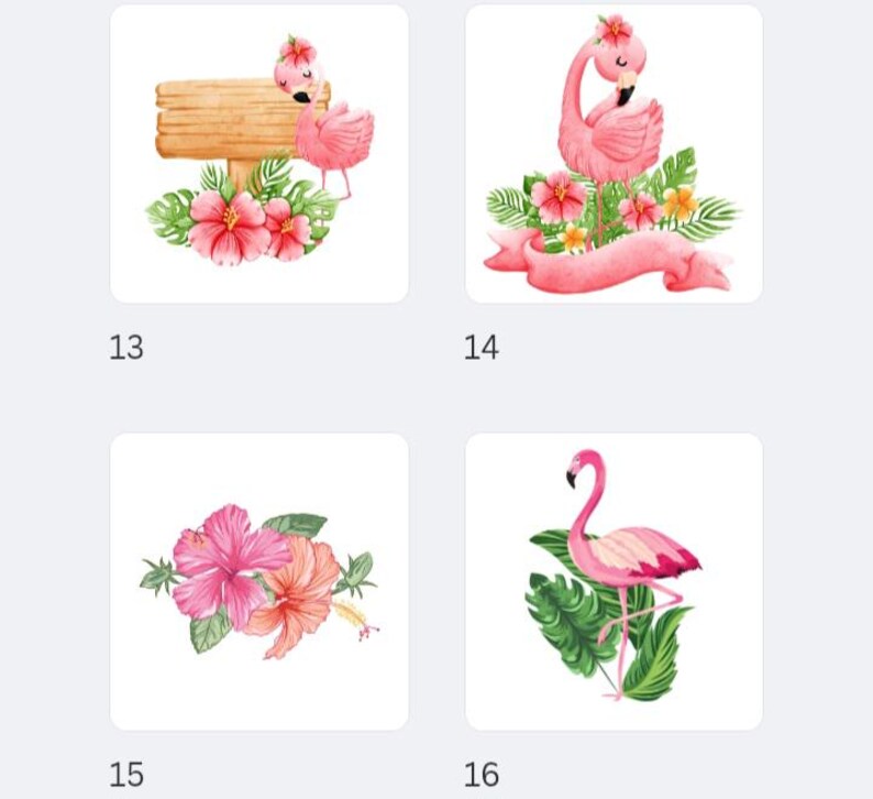 Flamingo Png Clipart, 20 Pink Tropical Flamingo Clipart, Tropical ...