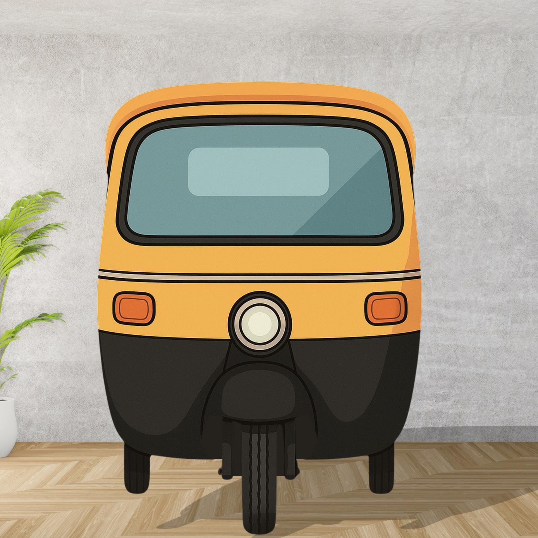 Big Rickshaw Cutout Booth Prop: Indian Wedding Mehndi Decor (digital ...