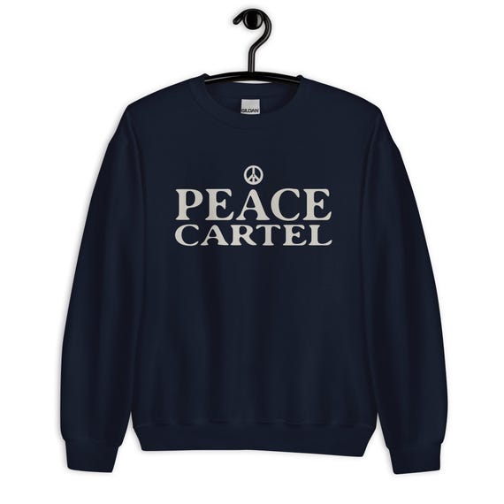 Peace Cartel Unisex Sweatshirt • Cozy Everyday Sweatshirt • Mental Wellness Inspired Apparel • Minimalist Streetwear Sweater