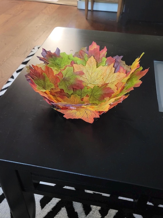 Handmade Maple Leaf Bowl | Fall Decor Centerpiece