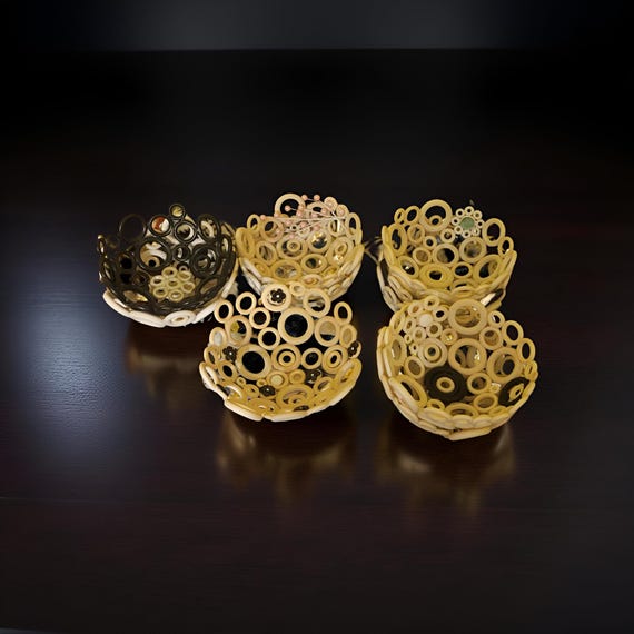 Handmade Wooden Ring 8 inch round Bowls