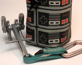 80's Flashback, Hand Crafted NES Controller Chalk Bag and Belt. Rock Climbing, Gym Climbing, Outdoor Climbing, Bouldering - Free Shipping