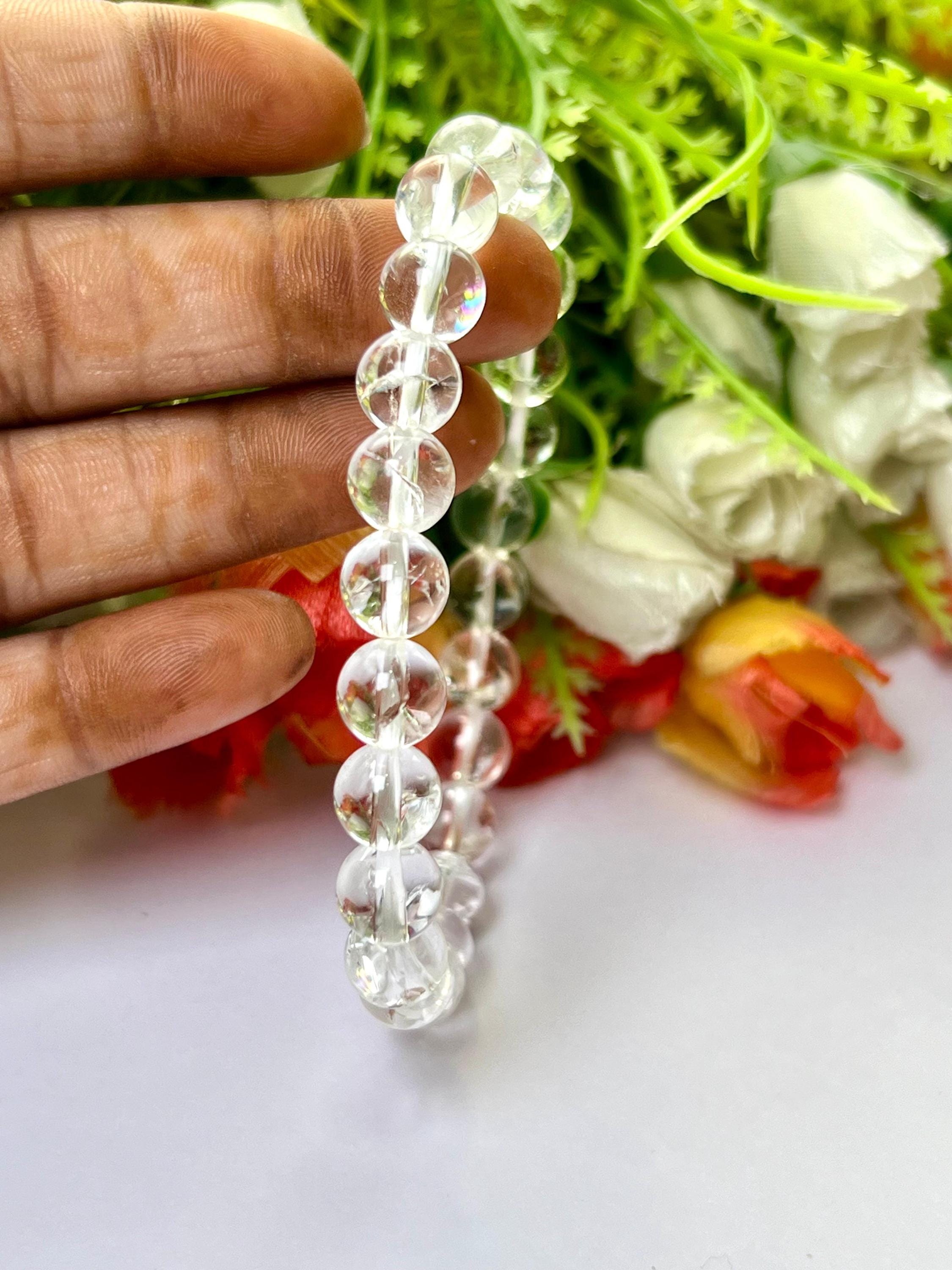 レインボーアナンダライトクォーツクリスタルブレスレット - オーロラ