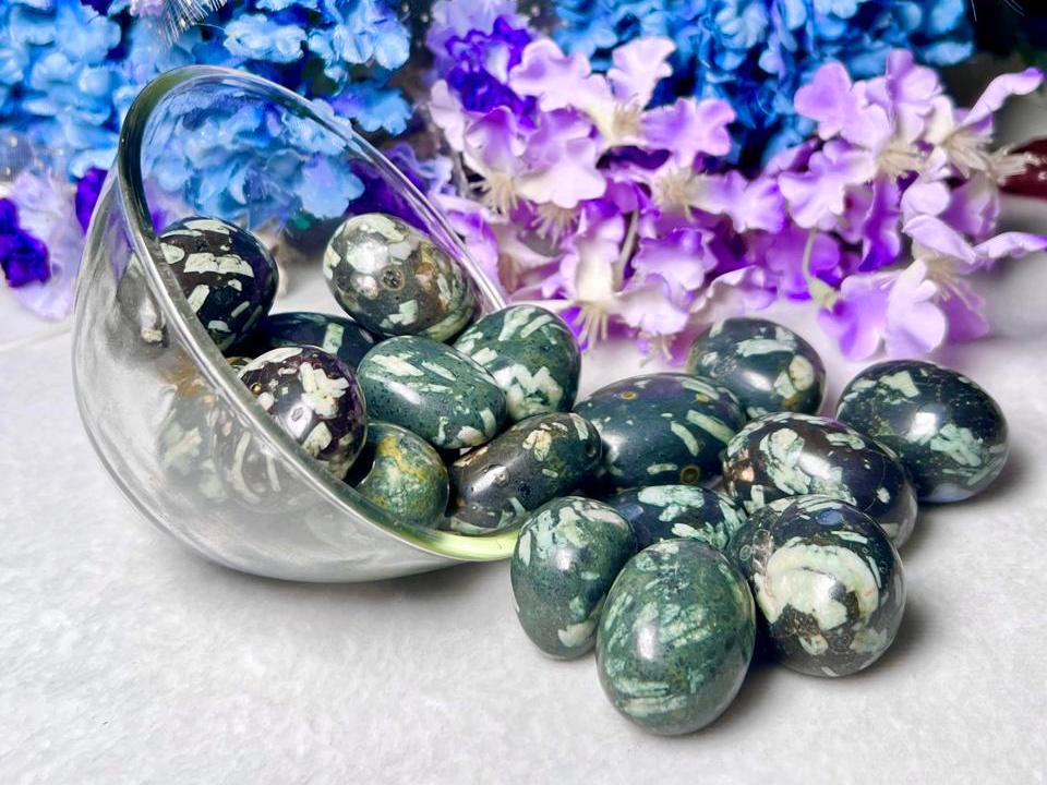 Chinese Writing Stone Tumbled Stone: Spiritual Healing Crystals - Etsy