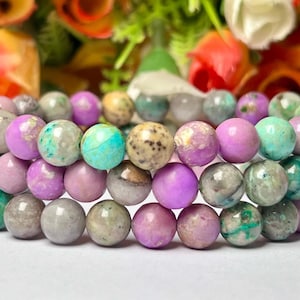 Phosphosiderit Stein Armband: Unisex Dehnbar 8 MM