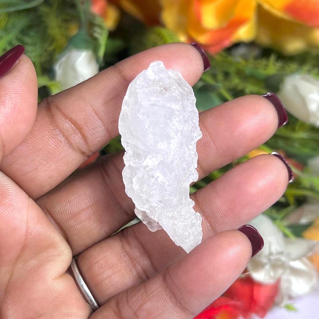 原石ニルヴァーナクォーツクリスタル - トライゴーニックヒマラヤ