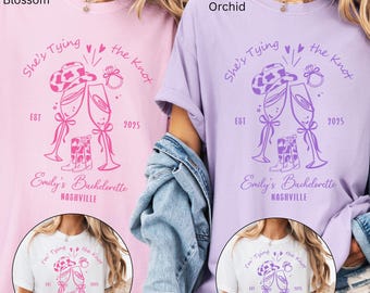 Custom Nashville Bachelorette Shirts, Rodeo Bachelorette, Cowgirl Bachelorette, Funny Bachelorette Shirts, Nashville Bridal, Comfort Colors