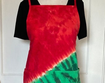 Adult Tie Dye Watermelon Aprons