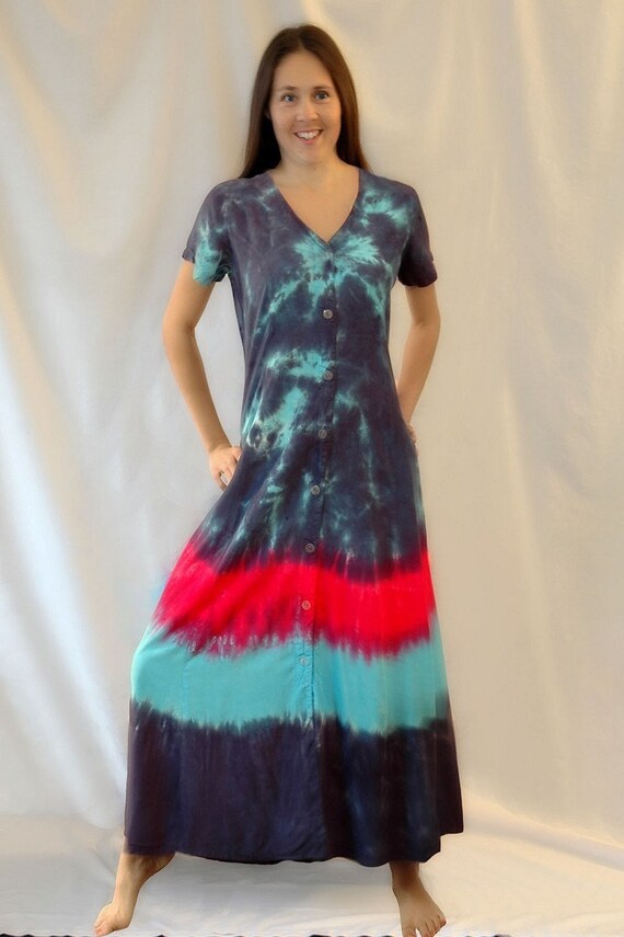etsy tie dye dress