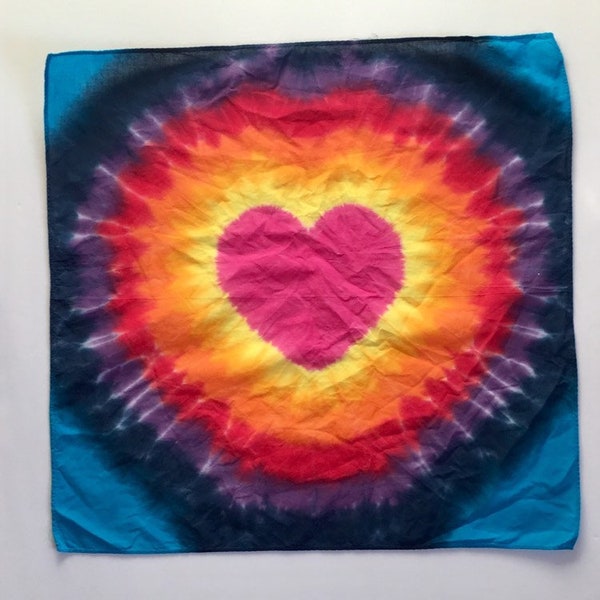 Tie Dye Handkerchief Etsy