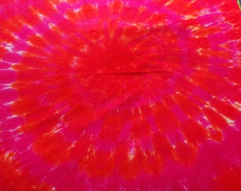 Fabric Fat Quarter Tie Dyed in Reds