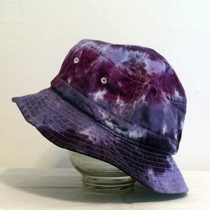 Purple Tie Dye Adult Bucket Hat