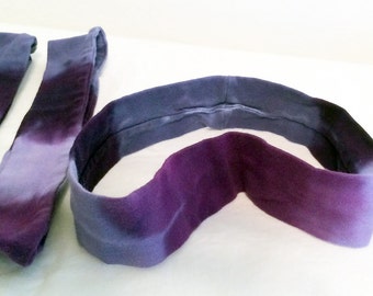 Tie Dye Purple Cotton/Lycra Head Bands