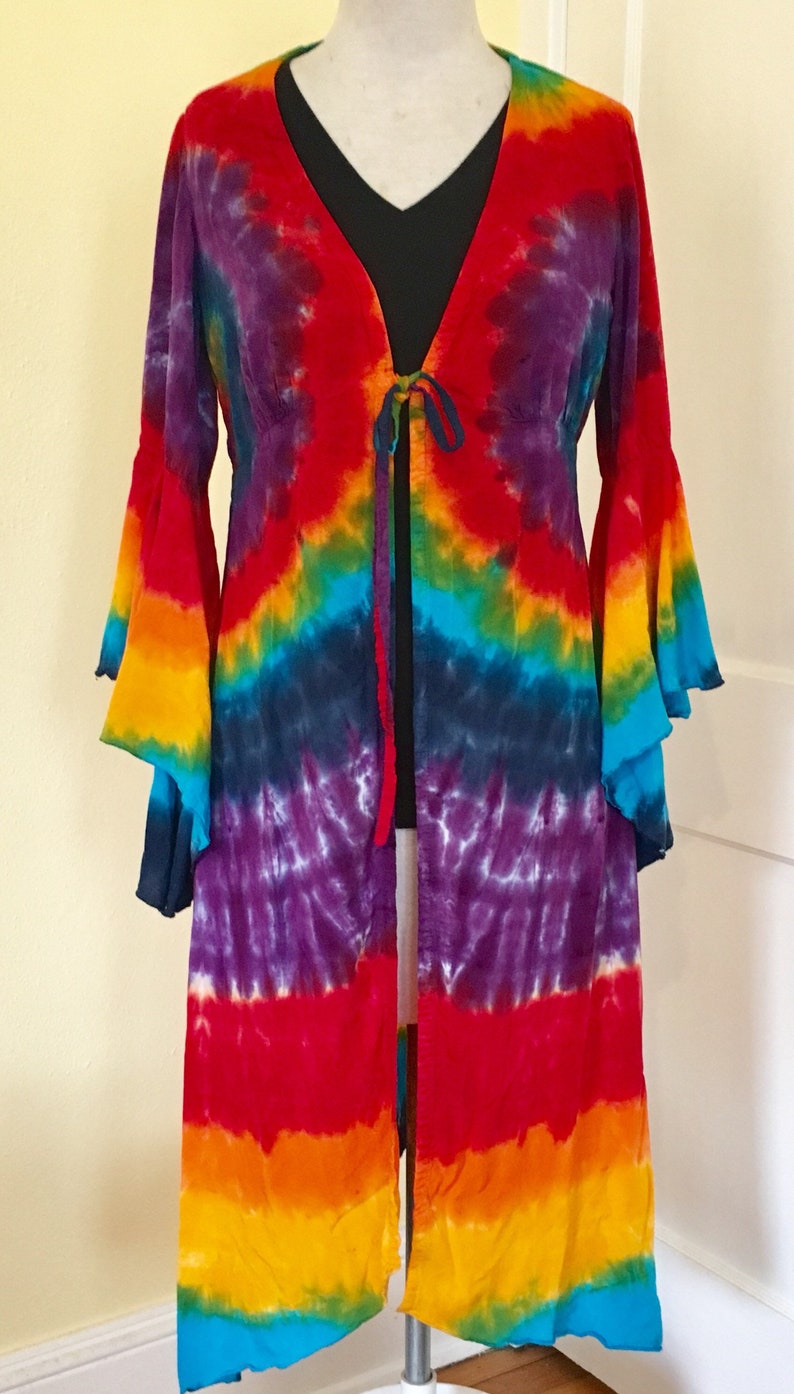 Rainbow Fantasy Jacket with Trumpet Sleeves image 1