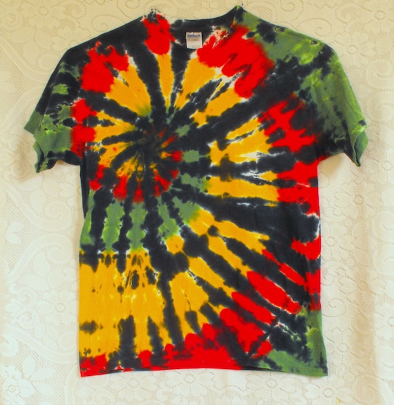 reggae tie dye t shirt