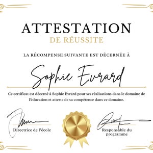 Elegant Gold Diploma Template