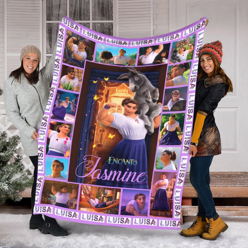 Custom Encanto Blanket Disney Encanto Bedding Luisa Encanto Etsy Canada