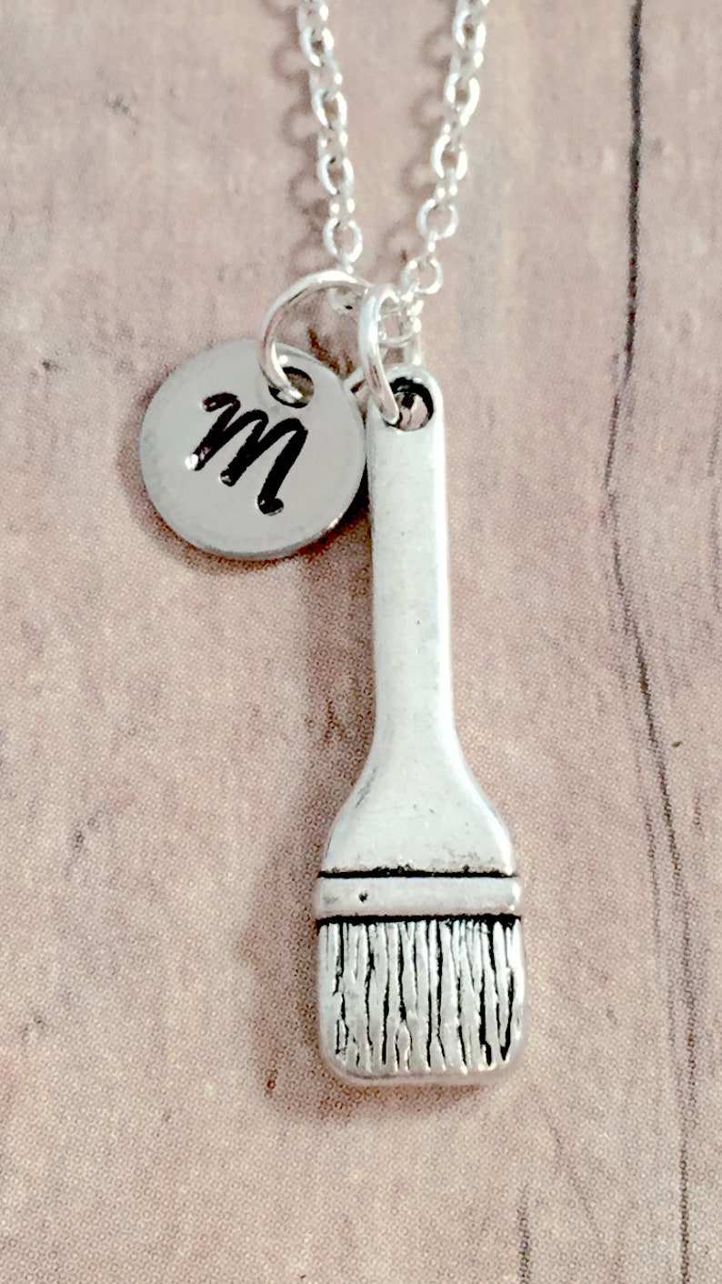 fringe paintbrush necklace fringe paintbrush necklace