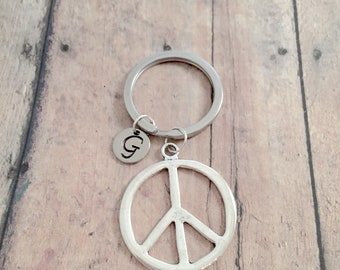PEACE KEYRING PEACE SYMBOL KEYRING BAG CHARM HIPPY BOHO HANDMADE UK PEACE KEYRING PEACE SYMBOL KEYRING BAG CHARM HIPPY BOHO HANDMADE UK