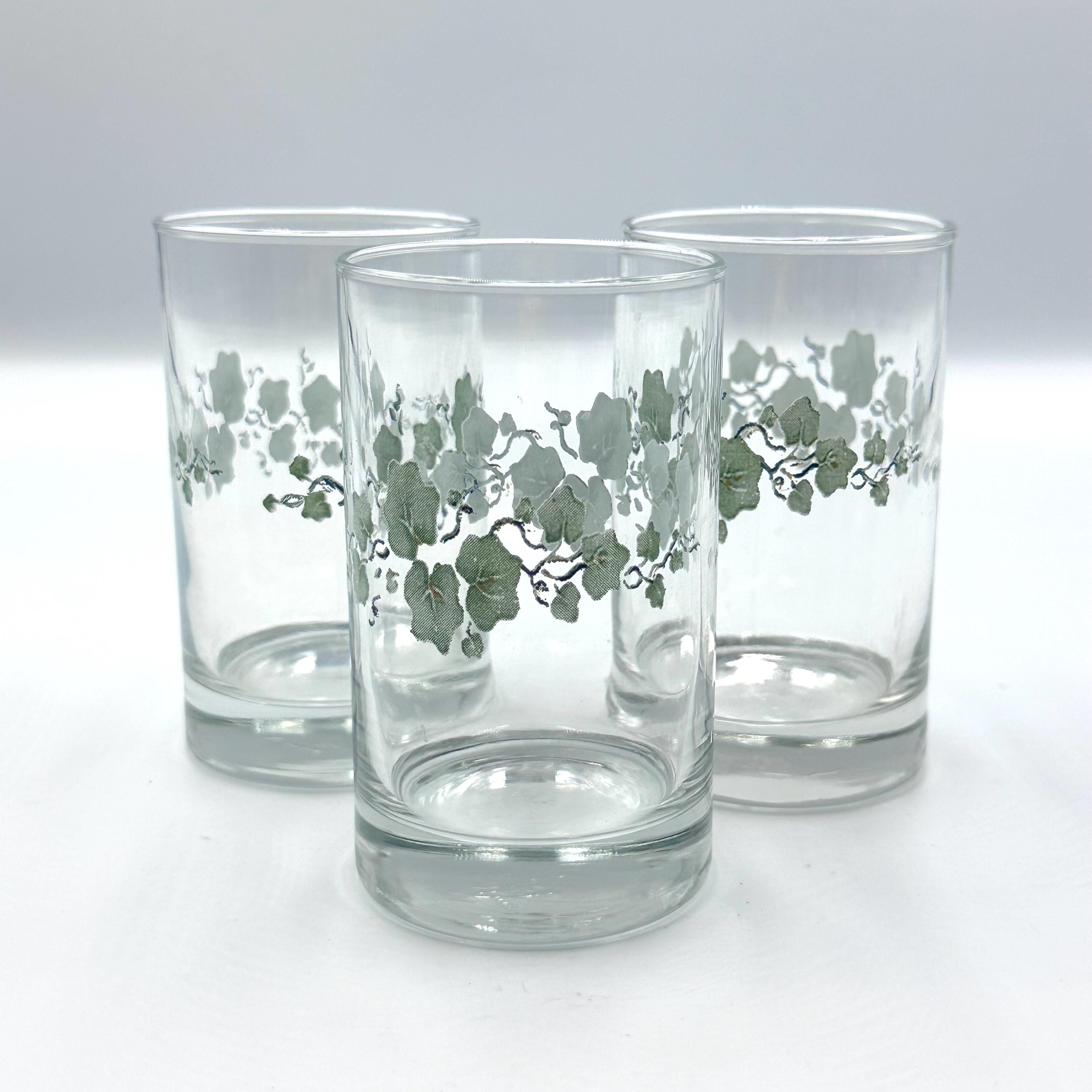 Corelle Coordinates Simple Lines Acrylic Drinkware – 19, 14, Or 8-oz Beverage Glasses – Black On Clear – NEW