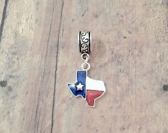 Texas Flag Pendant: State Jewelry, Lone Star Charm