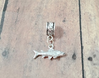Trout Pendant: Fish Jewelry, Fly Fishing Gift