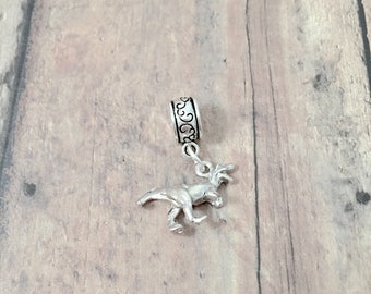 Tyrannosaurus Rex Pendant: Dinosaur Jewelry, Paleontology Charm
