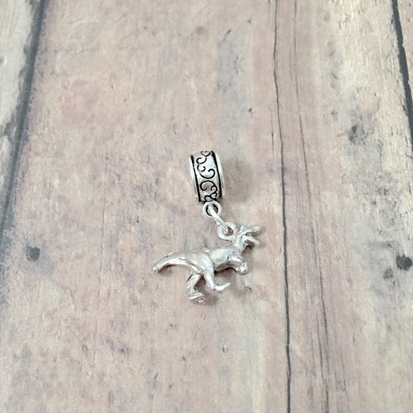 Tyrannosaurus rex pendant (1 piece) - silver Tyrannosaurus rex charm, dinosaur charm, T rex charm, dinosaur pendant, Tyrannosaurus rex gift