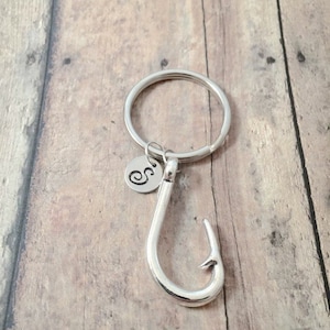 Keychain Fish Hook Hardware - (Solid Brass) Medium - 60mm by Rocky Mountain Leather Supply