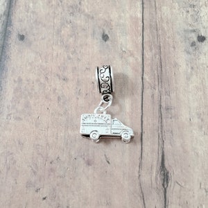 Ambulance pendant (1 piece) - ambulance jewelry, paramedic jewelry, EMT jewelry, ambulance gift, paramedic gift, EMT gift