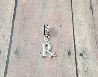Pharmacist Rx Pendant: Pharmacy Jewelry Charm