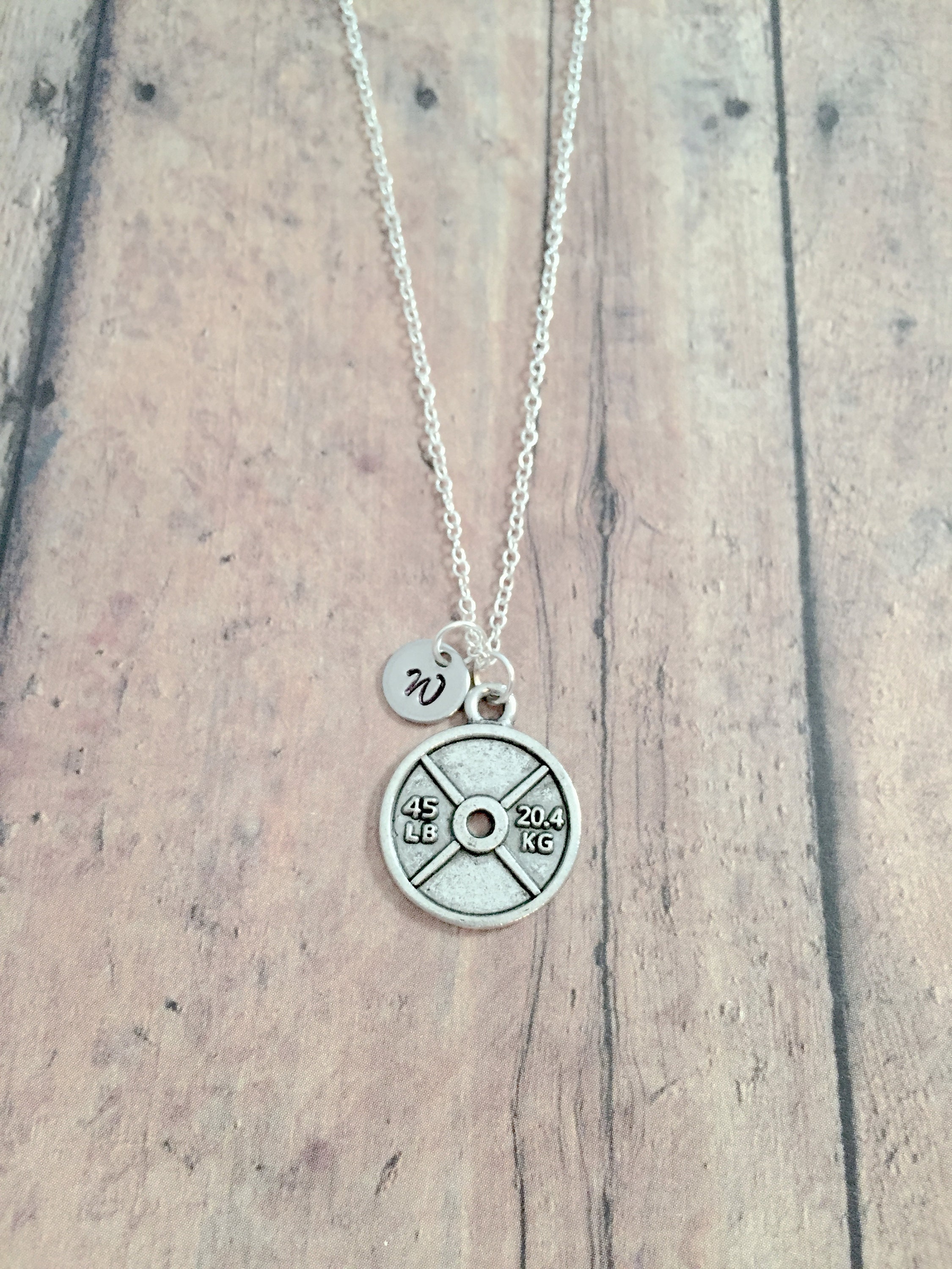 Gorgeous Personalized Weightlifting Necklace