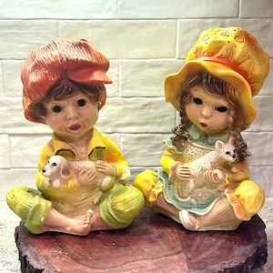 70s Child Figurine - Etsy