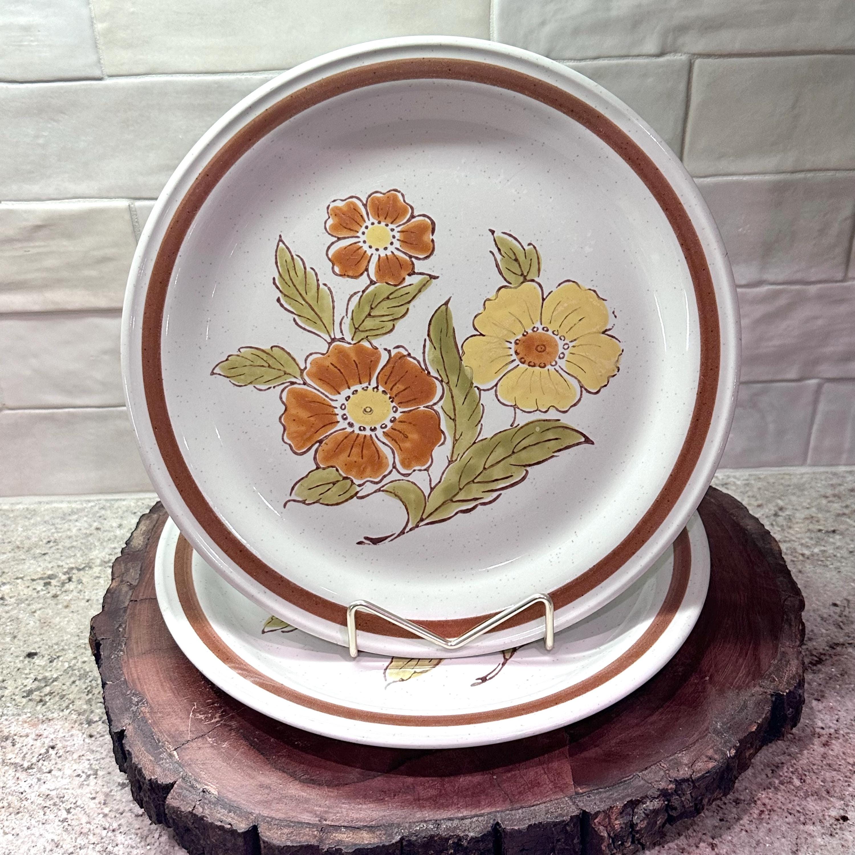 Vintage Floral Japanese Stoneware - Etsy