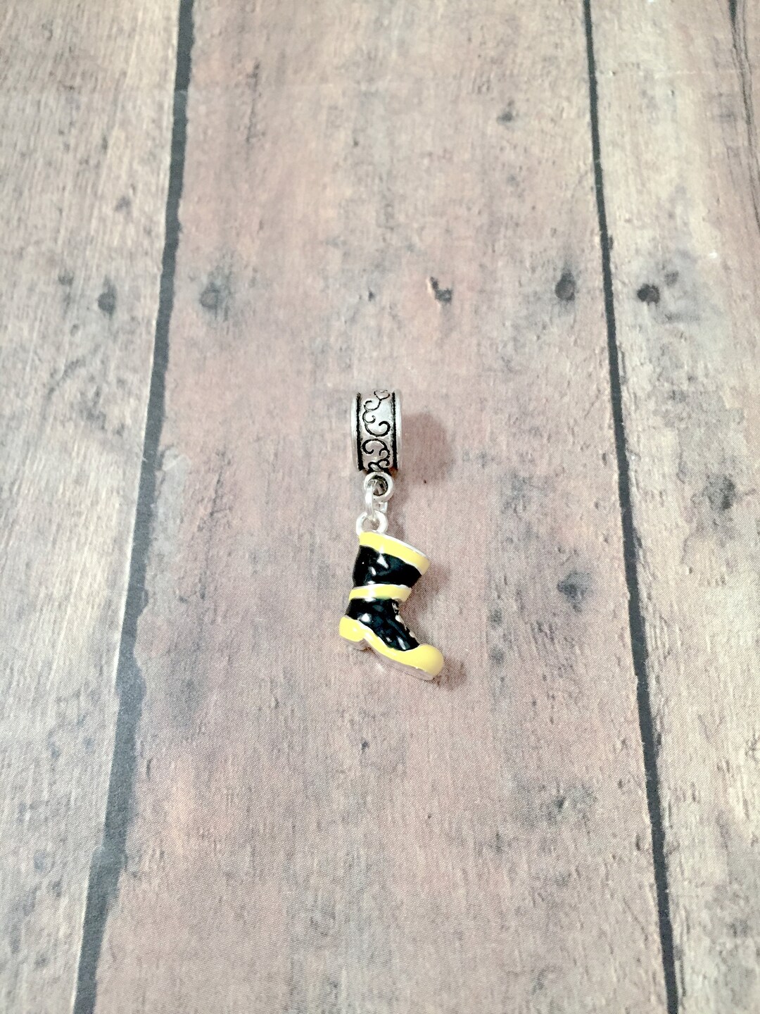 Firefighter Boot Pendant 1 Piece Firefighter Boot Charm, Fireman Charm, Firefighter Charm