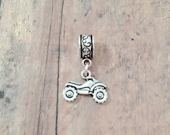 ATV Pendant: Quad Jewelry, Four Wheeler Charm