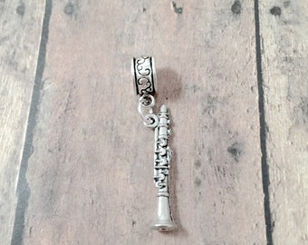 Clarinet Pendant: Music Jewelry, Band Charm