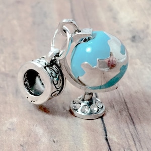 Globe Pendant: Travel Jewelry, World Charm