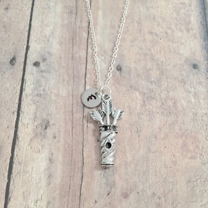 Arrow quiver necklace - arrow jewelry, archery jewelry, bow and arrow jewelry, archery jewelry, arrow necklace, bow and arrow necklace