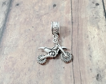 Dirt Bike Pendant: Motocross Jewelry