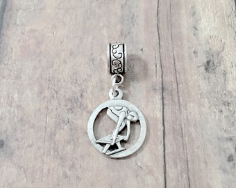 Swimmer Pendant: Sports Jewelry, Swim Charm