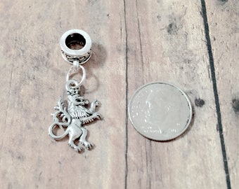 Ciondolo in argento sterling Lion Rampant .925 x 1 ciondoli scozzesi