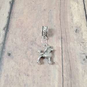 Poodle pendant (1 piece) - poodle jewelry, dog jewelry, poodle gift, dog breed jewelry, dog pendant, poodle dog jewelry