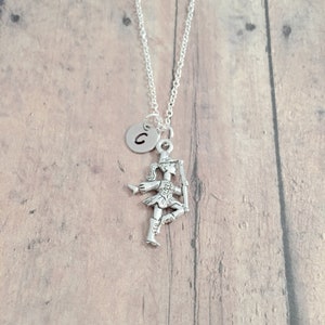 Majorette Necklace: Baton Twirler Jewelry, Band Necklace