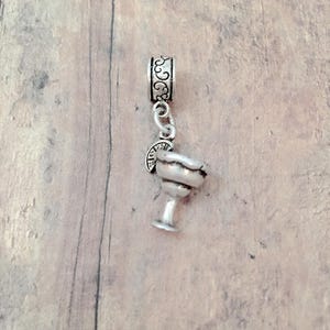 Margarita pendant (1 piece) - margarita jewelry, bartender jewelry, alcohol jewelry, Cinco de Mayo jewelry, margarita gift, bartender gift