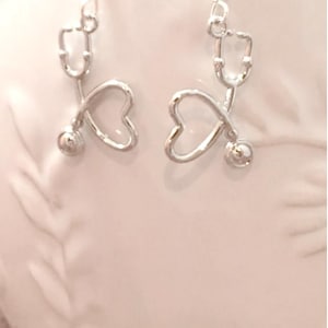 Stethoscope Earrings: Medical Jewelry, Nurse Earrings